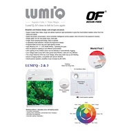 Ocean Free LumiQ Tank White | Aquarium Tank 31 X 31 X 35.2cm