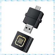 [R Q M U] USB Type C Carplay Android Auto 2 in 1 Wireless Carplay Adapter for Wired to Wireless Carp