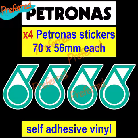 Lewis Hamilton Petronas Sponsor Logo Stickers Motorsport Toolbox Workshop Decals