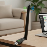 AC650 650Mbps  USB  Windows、Mac  Linux   AC650 650Mbps Penyesuai USB Tanpa Wayar Dwi-jalur untuk PC 