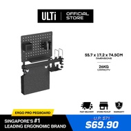 [NEW] ULTi Ergo Pro Pegboard Organizer - Modular Storage System, Workspace Rail, Customizable Shelf 