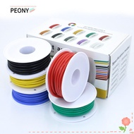 PEONYSG Flexible Silicone Wire  24/22/20/18AWG Professional Stranded Cable