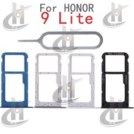 For Honor 9 Lite Sim Card Tray Slot Holder Card Holder Reader SD Slot Adapter Replacement Parts
