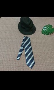 全新 AB ANTONIO BALDAN 型男必備 銀白條紋 藍色領帶 紳士領帶 寬版領帶 領帶 辦公室必備❤ooh lala ❤