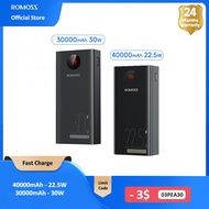 Romoss Power Bank 30000mAh 30W 22.5W Fast Charge USB C Portable Charger 30000 Powerbank External Battery For Xiaomi 13 iPhone