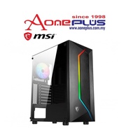 (AONE PLUS SS2) MSI MAG VAMPIRIC 100R ATX CASING WITH 1 X ARGB FAN (306-7G07R25-809)