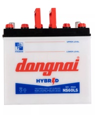 Bình ắc quy 12v Hybrid Đồng Nai NS60LS | 12V - 45Ah tặng acid châm bình.