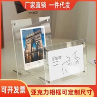 Crystal Glass Transparent Acrylic Photo Frame Table 20cm 23 23cm Photo Photo Postcard Display Pictur