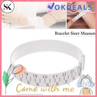 SK Men and Womens Bracelet Sizer Measure Plastic Bracelet Jewelry Measure Wrist Size Tool Bangle Gau