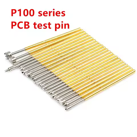 20PCS/Bag Spring Test Pin P100-A2 A3 B1 E2 E3 H2 H3 H4 H5 J1 Q1 Q2 T2 LM2 LM3Outer Diameter 1.36mm L