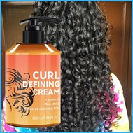 Curly Hair Cream 280ml Wavy Hair Curl Enhancing Cream Curling Lotion Moisturizer for Hairstyling Wom