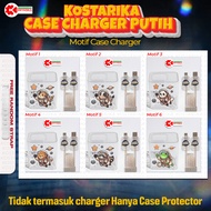 KOSTARIKA Charger CASE Protector Cute Animal CharacterBENING Set Compatible for Charger iphone, Xiao