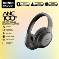 Vinnfier VF ANC 100 BT Noise Cancelling High Performance Bluetooth Headphone with Eva case active no