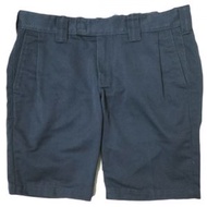 Dickies x SHIPS JET BLUE BLUE x Grime effect 特別訂購 1TUCK T/C 工作短褲 1-Tuck 工作短褲 113-31-0934 3 海軍藍短褲 [二手