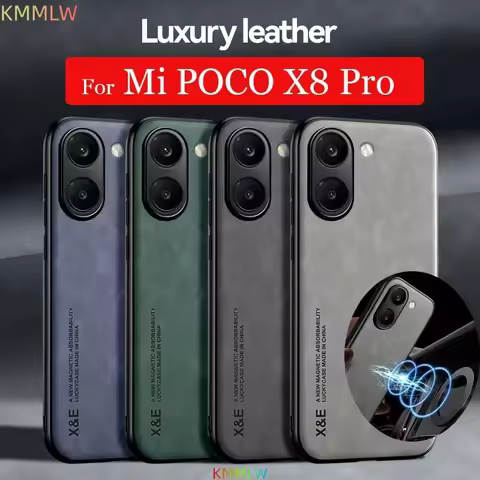 Shockproof Case for Mi Poco X8 Pro Max Poco X8 Pro Protective Cover Magnetic Car Holder Phone for Mi