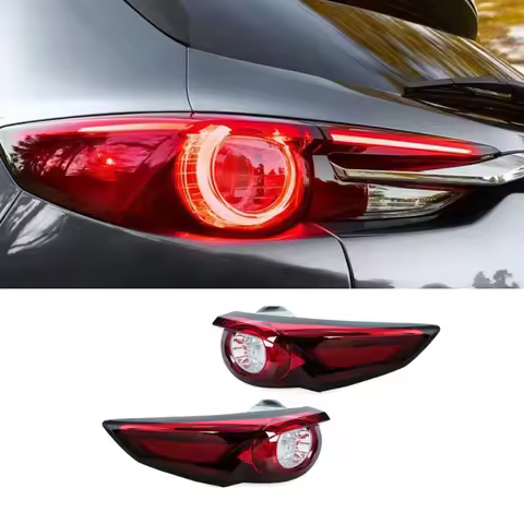 1 Piece Tail Lamp Shell for Mazda CX-9 CX9 Cx8 2016-2023 LED Rear Light Lamp Left or Right Side TK49
