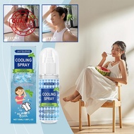 Cool Spray Summer Portable Outdoor Body Clothing Cooling Spray Soothing Spray Non-sticky Cool V5m8