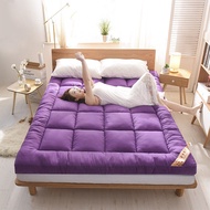ท็อปเปอร์กำมะหยี่ใยขนห่านเทียม . เบาะรองที่นอน แผ่นรองเตียงนอน  แบบขนนุ่ม(Bed Topper ) ขนาด6 ฟุต( 195 x 220x5 CM.) สีพื้น