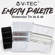 Empty Palette Watercolor Tin 48HP 36HP/ Empty Box