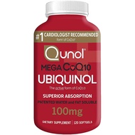 Qunol Mega CoQ10 120 Ubiquinol 100 mg