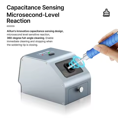 AIXUN CM30 Soldeirng Tips Cleaner/Support C210/C115/C245/T12 Soldeirng Tips/Soldering station stand
