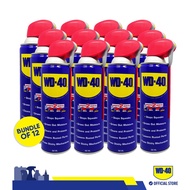 (Bundle of 12 cans) WD-40® Multi-Use Product Smart Straw 382ml - Penetrant & Lubricant Spray Stain R