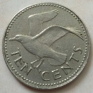 Koin 10 Cent Barbados 1980