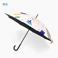 BGG x BeNeat 23" UV Umbrella Automatic Straight Size 23 Inches Protection Level UPF50(WA1007)