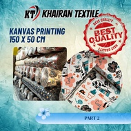 150 x 50 patterned canvas