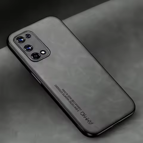 Leather Case For OPPO Realme X7 Pro Ultra GT Case Silicone Soft TPU Bumper Case For OPPO Realme V5 X