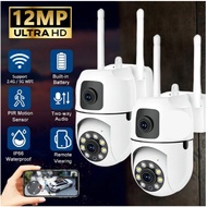 V380 Pro CCTV Camera 4K 8MP CCTV Outdoor Waterproof CCTV Camera WIFI Wireless Dual Lens with Dual Sc