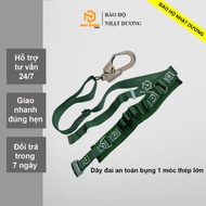 Belly seat belt D08 - Belt with 1 large stainless steel hook, suitable for climbing and working at h