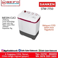 Mesin cuci sanken 2tabung 7kg