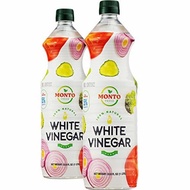 ▶$1 Shop Coupon◀  MontoFresh White Distilled Vinegar 5% Acidity | 2 32oz 1 Liter Bottles - Half Gall