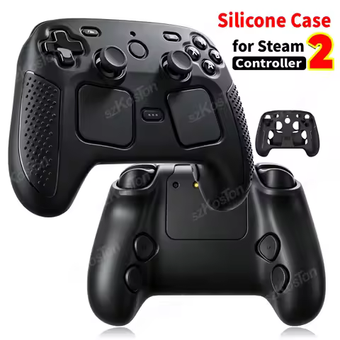 Silicone Protective Case for Steam Controller 2 Anti-Slip Shockproof Shell Skin Full Protector Cover