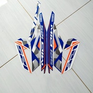 Yamaha mio m3 125 2016 blue body trim sticker Striping / Motorcycle sticker