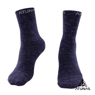 [ATUNAS ATUNAS] Warm Mid-Tube Snow Socks A1ASHH01N Dark Blue/Classic Plain Color/Everyday Versatile