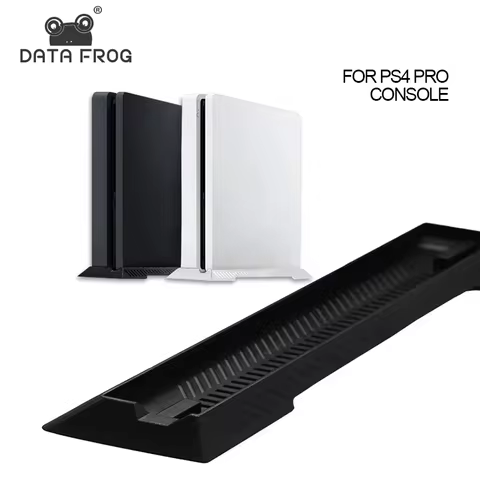 DATA FROG Vertical Stand Dock Mount Supporter Base Holder Cradle For Playstation 4 Pro Cooling Prote