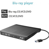 ออปติคัลไดรฟ์ภายนอก USB 3.0 BD-ROM Blu-Ray Burner 4K 3D เครื่องเล่น Blu-Ray Cd/vcd/dvd Writer Record