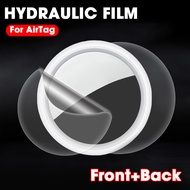 ตัวป้องกันหน้าจอ HD เข้ากันได้กับ Apple Airtag Tracker Soft Full Cover Adhesive ฟิล์มป้องกัน Hydrogel TPU