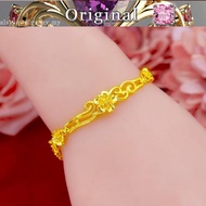 916 gold jewelry bracelet sand 916 gold long-lasting new flower wedding bracelet like