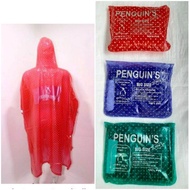 Jas hujan PONCHO LENGAN FOXY /POLKADOT PENGUINS size BIG SIZE