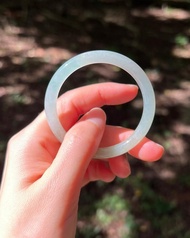 冰種 天然翡翠 緬甸 A玉 玉鐲 • 冰種芙蓉晴水福鐲