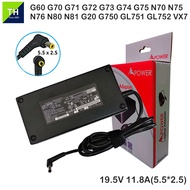 Asus G60  G60JX  G70  G71  G72  N70  N76  N80  N81  225W  19V 11.8  Laptop Replacement Adapter/Charg