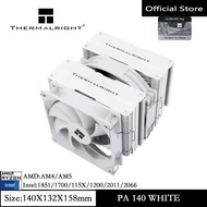 Thermalright PA140 White CPU Cooler 6 Heat Pipes CPU Air Cooler Dual tower PC Cooling for AMD AM4 AM