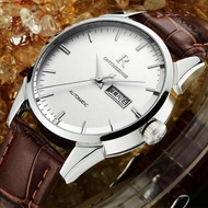 2022 new Swiss watch men s belt leather business men s watch automatic mechanical watch men s double calendar waterproof