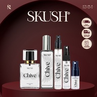 SKUSH CHIVE Parfum High Quality, Minyak Wangi Lelaki & Wanita, Aroma Mewah, Tahan Lama 24-72 Jam