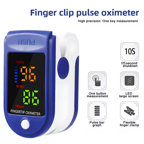 Medical Fingertip Pulse Oximeter Digital De Dedo Pulso Oximetro Home Family Pulse Oxymeter Finger Pu