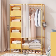 Inaso Rak Gantungan Pakaian Stainless Stand Hanger Baju Rak Penyimpanan Sepatu Tas Serbaguna HSH126