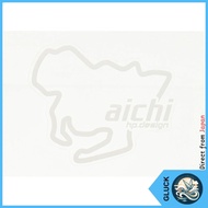 HASEPRO Prefecture Circuit Sticker Large Size Aichi TDFK-22L [Direct from Japan]